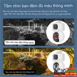 Camera Wifi Yoosee 2 mắt trong nhà thumb