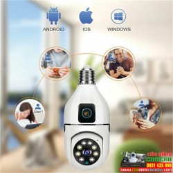 Camera Yoosee Wifi 2 khung hình BÓNG ĐÈN Có màu ban đêm thumb