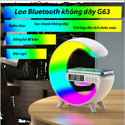 Loa bluetooth chữ G63. Màu sắc led sinh động, ấn tượng thumb