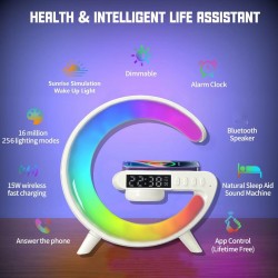 Loa bluetooth chữ G63. Màu sắc led sinh động, ấn tượng