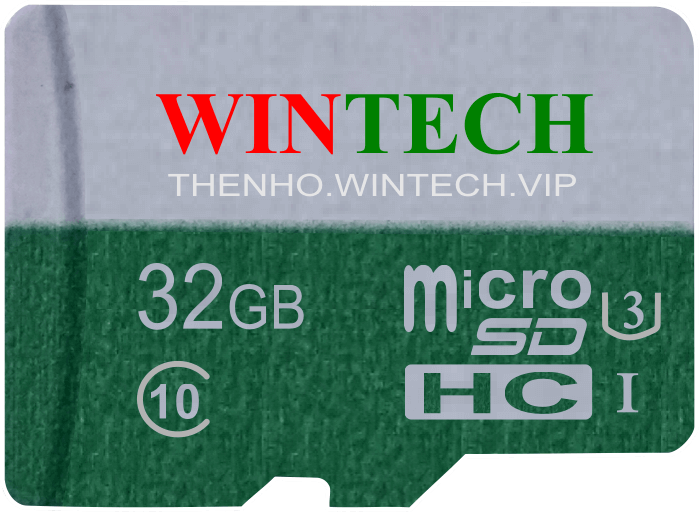 Thẻ nhớ SD WinTech 32GB Class 10