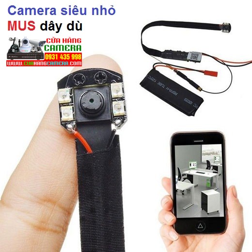 Camera Wifi  siêu nhỏ MUS dây dù