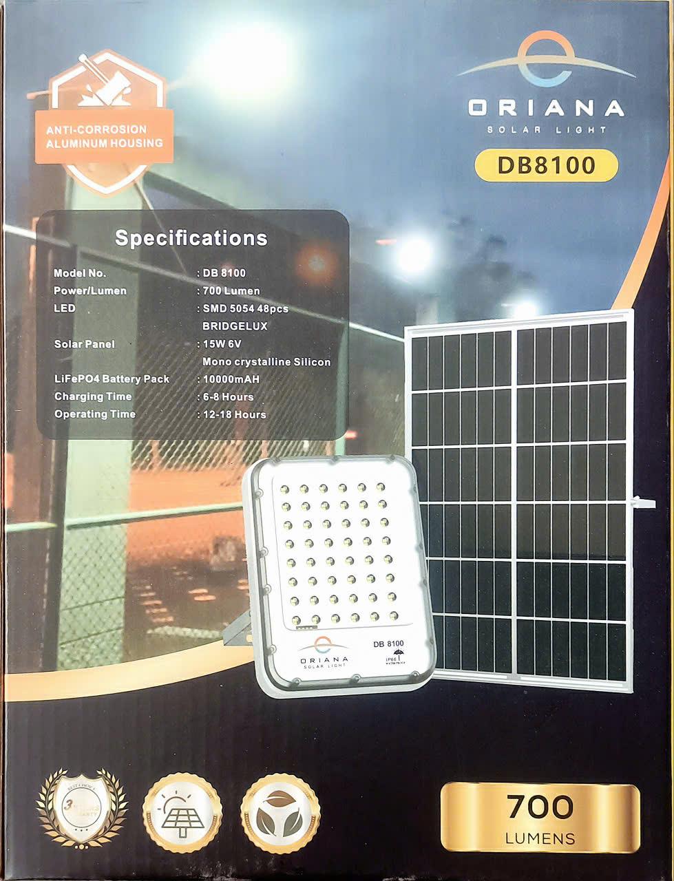 Đèn Năng Lượng Mặt Trời Oriana 100w Db-8100p